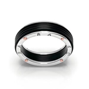 BARAKA Men's White and Rose Gold Ring Ritmika Collection AN211461GRGR180